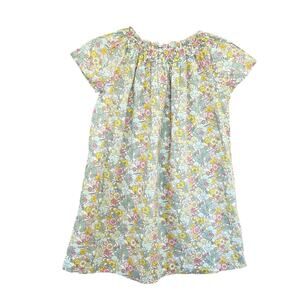 Bonpoint Girls Floral Liberty Print Eulalia A-Line Short Sleeve  Dress Size 10
